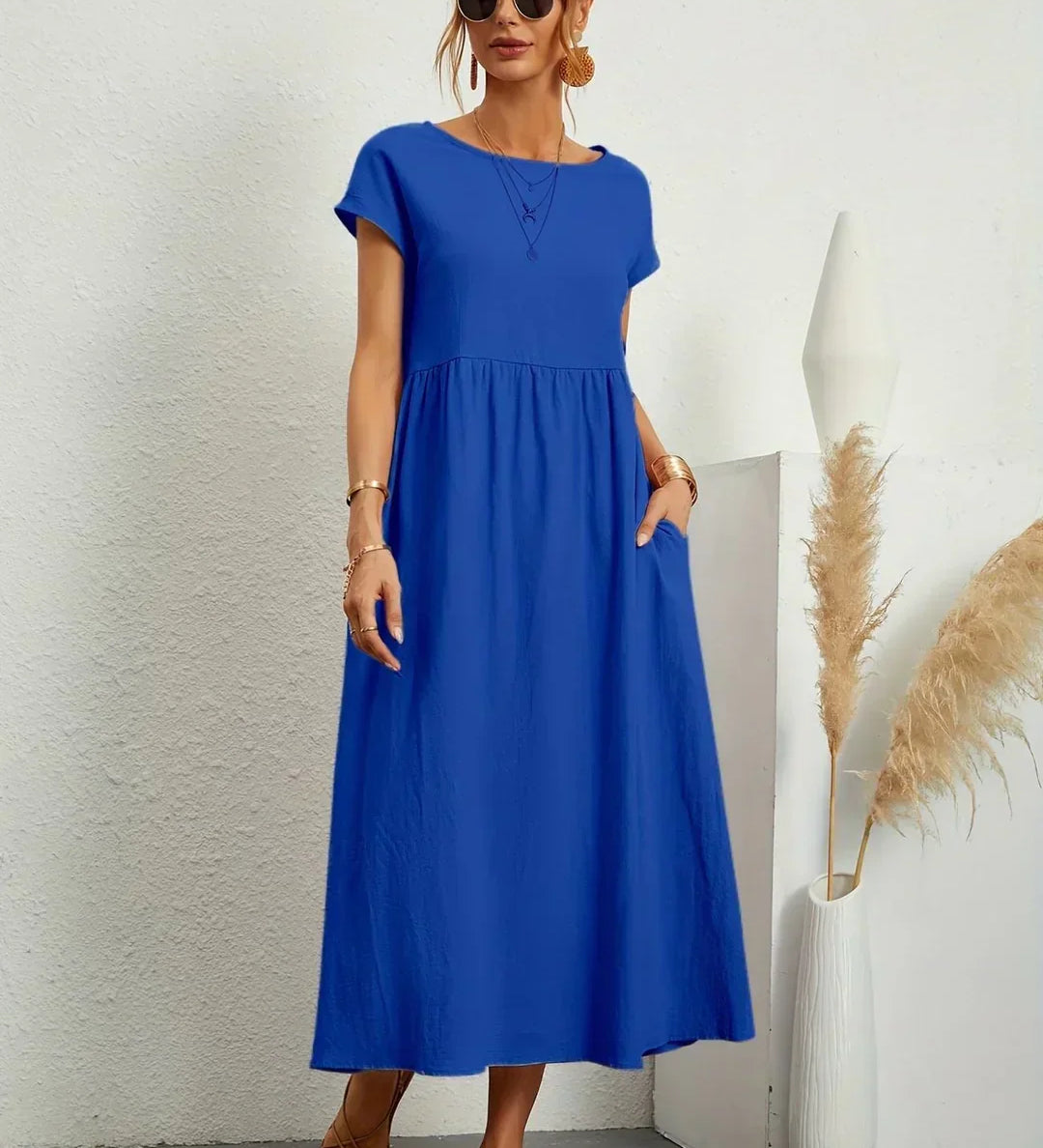 Gabrielle™ - Elegantne Voolav Midi Kleit