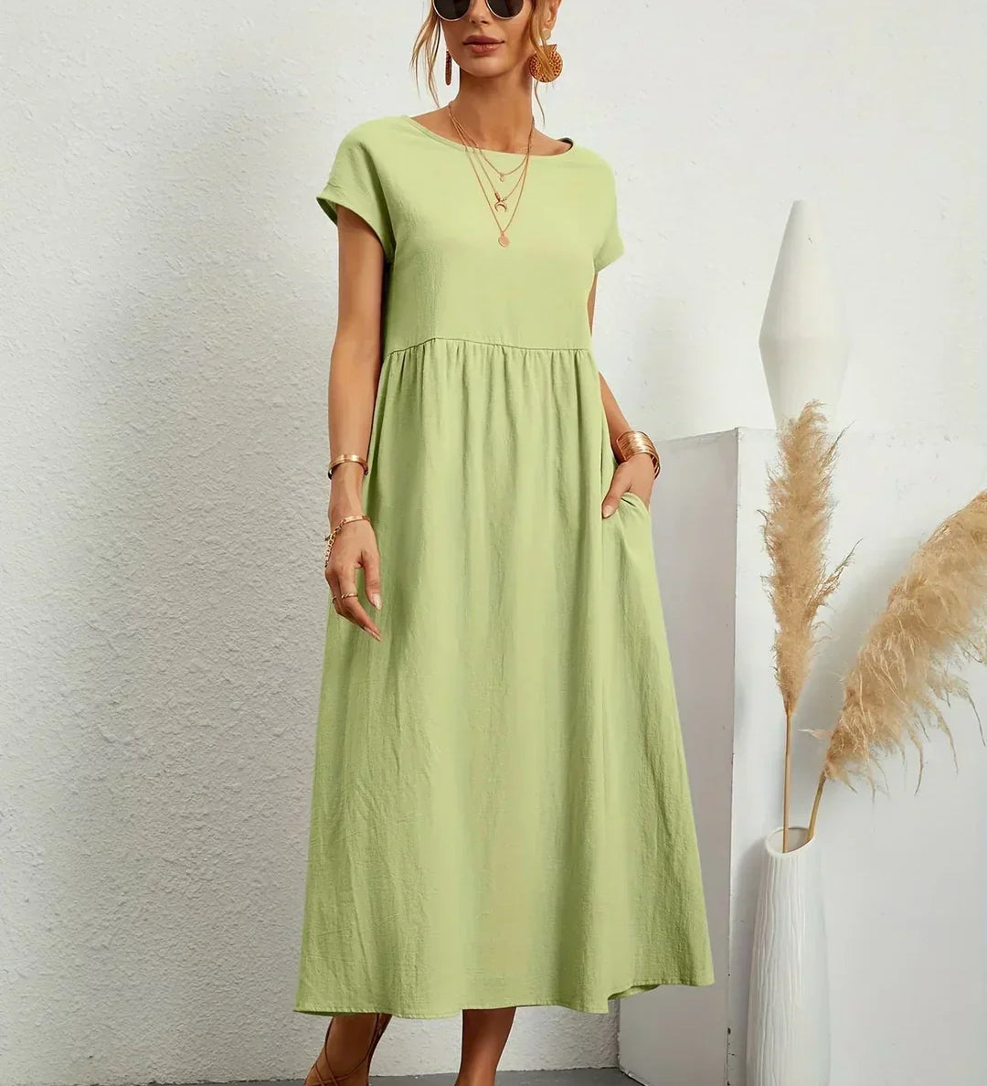 Gabrielle™ - Elegantne Voolav Midi Kleit