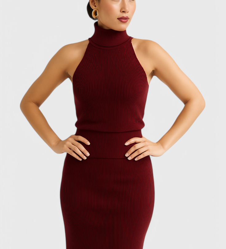Rhea – Varrukateta midi kleit