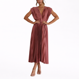 Isla | Elegantne plisseeritud kleit