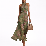 Livia | Maxi Halter Lilleline Kleid