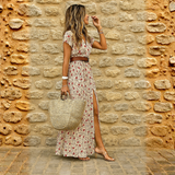 Justine | Pikk Boho-Kleit vööga