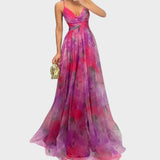 Mia - Lilleline Maxi Kleit Elegantsi Loomiseks