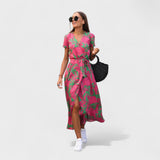 Roosa Liilia – Boho-Stiilis Kleit