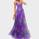 Mia - Lilleline Maxi Kleit Elegantsi Loomiseks