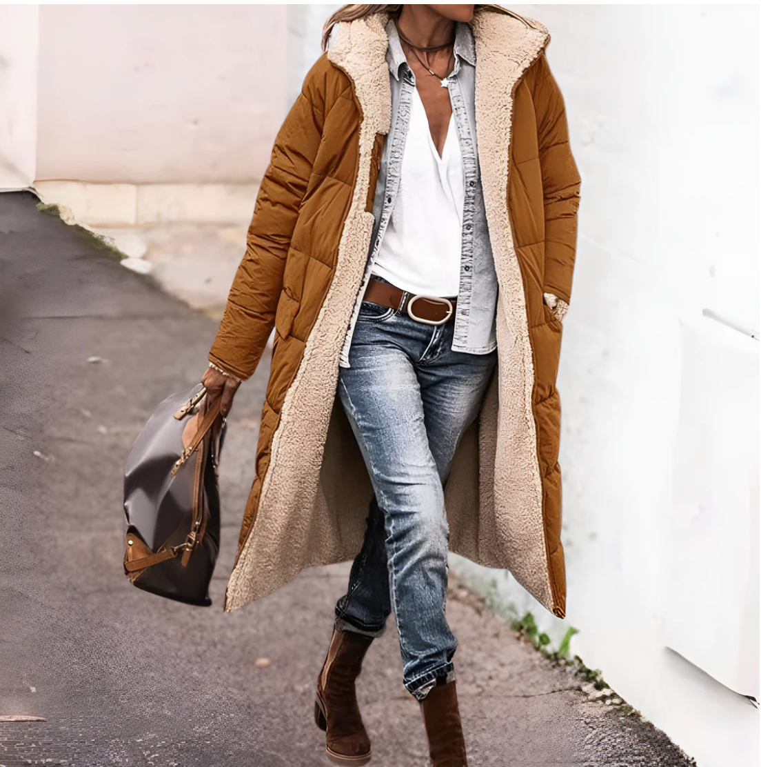 Tânia - Doppelseitiger Mantel