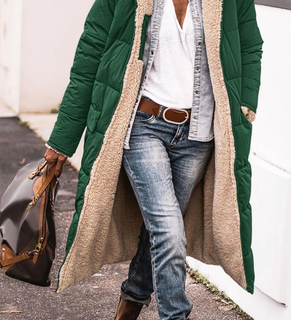 Tânia - Doppelseitiger Mantel