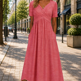 Helena | Elegantne A-line midi kleit