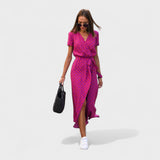 Roosa Liilia – Boho-Stiilis Kleit