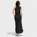 Alda - Elegantes Satin Kleid