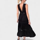 Elena - Elegantne V-kaelusega Lõhikleid