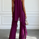 Viola – Elegantne Halterkaelusega Kaheosaline Komplekt