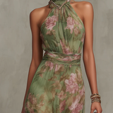 Livia | Maxi Halter Lilleline Kleid