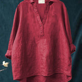Andrea | Elegantne Linane Bluus Suveks