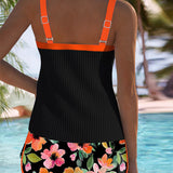 Laluna® | Kaheosaline Elegantne Tankini-Komplekt