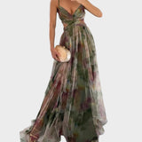 Mia - Lilleline Maxi Kleit Elegantsi Loomiseks