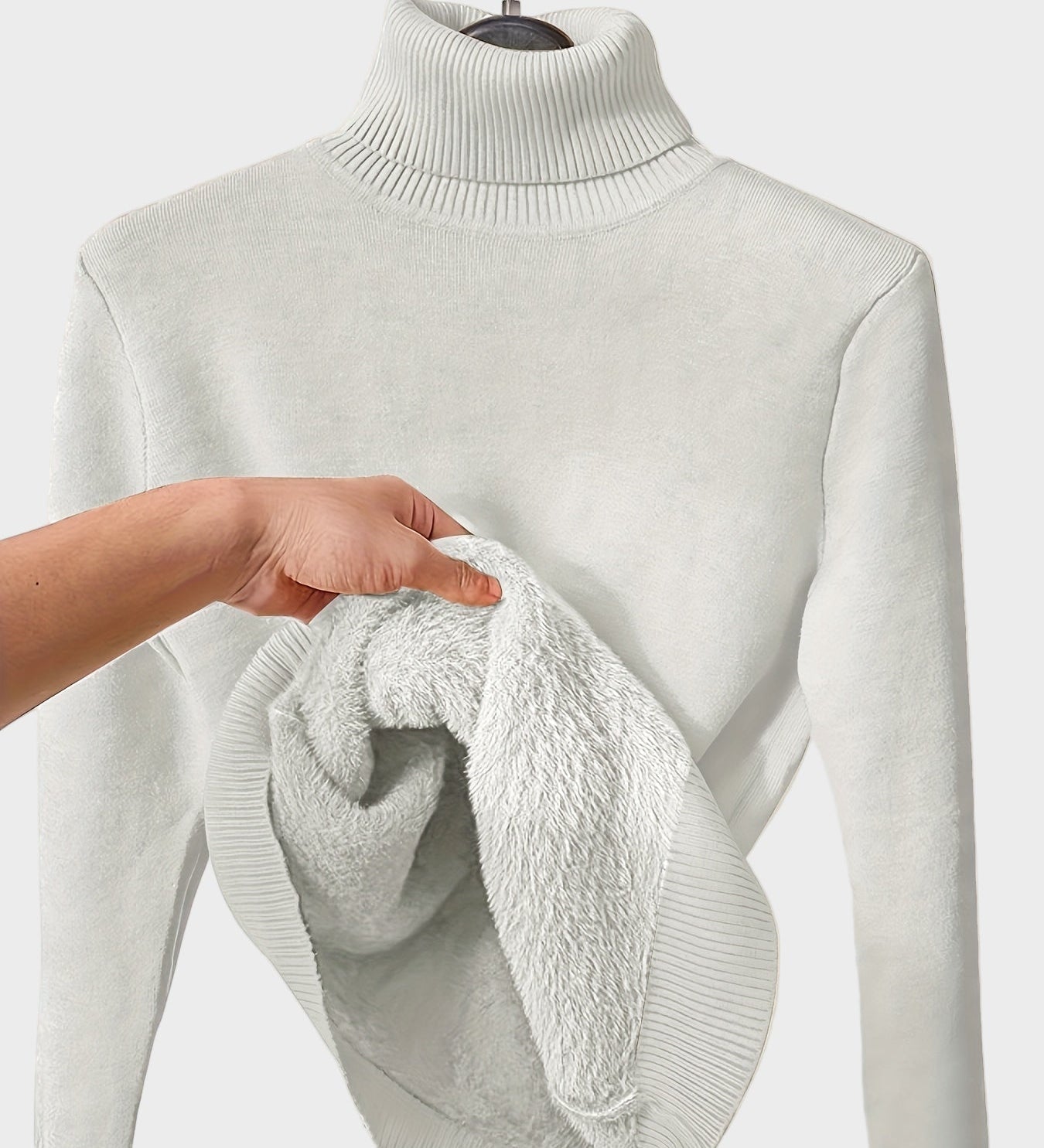 Lea - Mugav kõrge kaelusega pullover