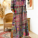 Manuela | Elegantne Patchwork Musterkleit