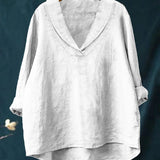 Samantha | Elegantne Linane Bluus Suveks