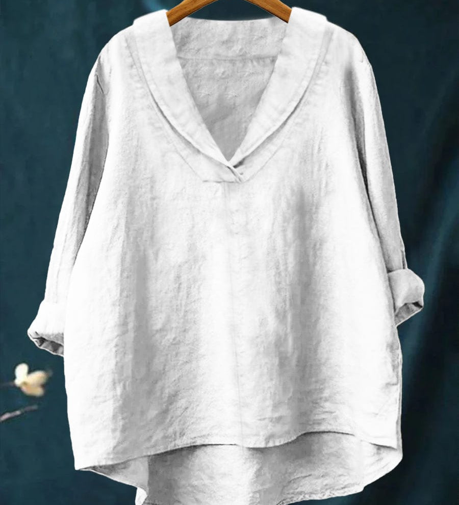Samantha | Elegantne Linane Bluus Suveks