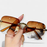 Retro Ilma Raamideta Prillid