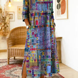 Manuela | Elegantne Patchwork Musterkleit