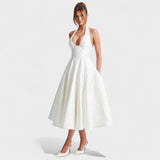 Julieta – Midi kleit halter stiilis