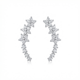 Elegantsed lillekujulised kõrvarõngad