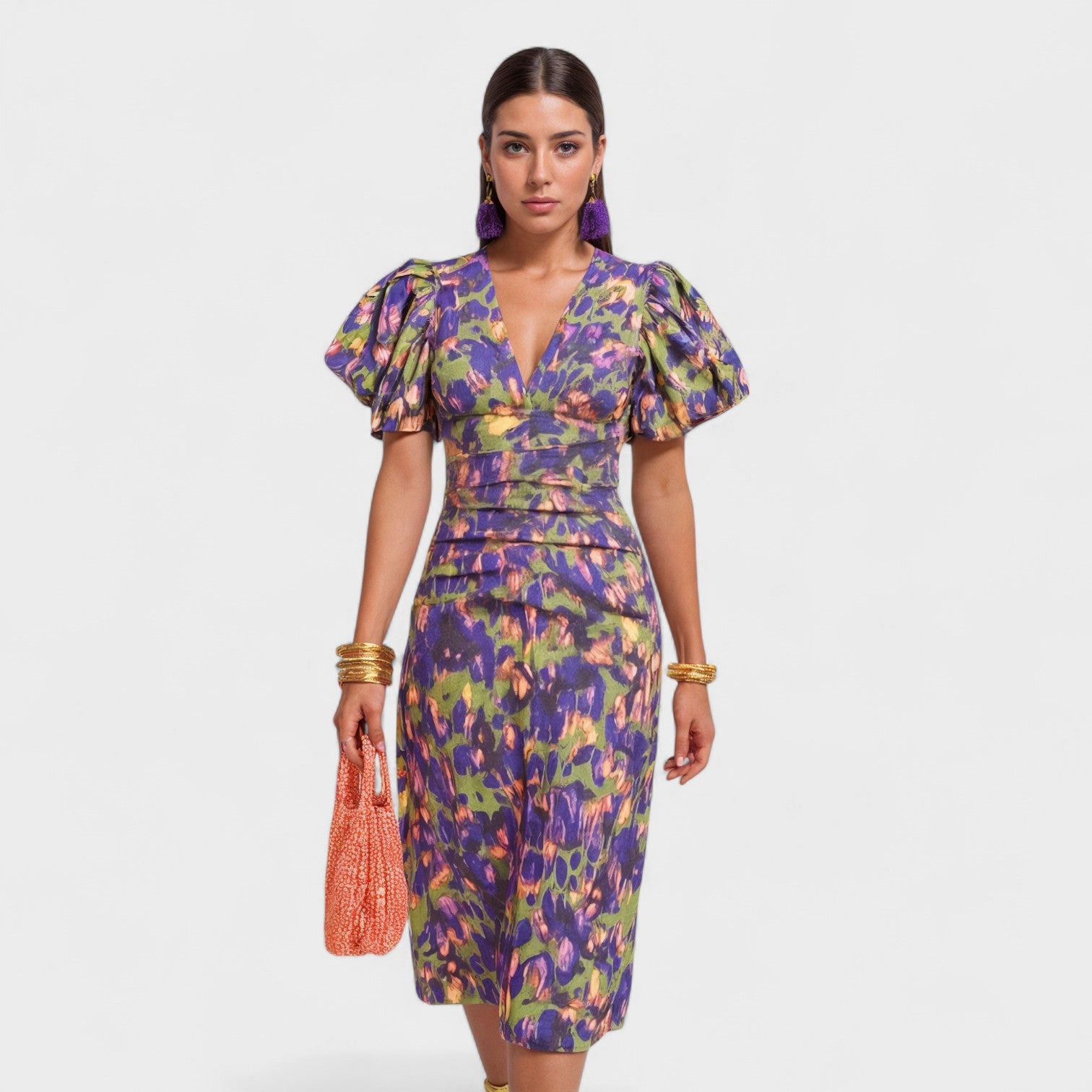 Lily - Troopiline Tuli Kleid