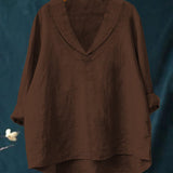 Samantha | Elegantne Linane Bluus Suveks