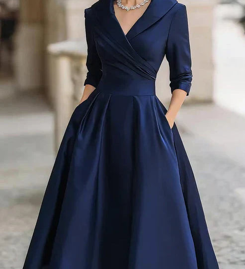 ALICIA | Elegantne midi kleit