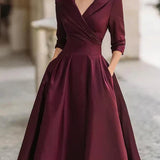 ALICIA | Elegantne midi kleit