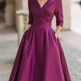 ALICIA | Elegantne midi kleit