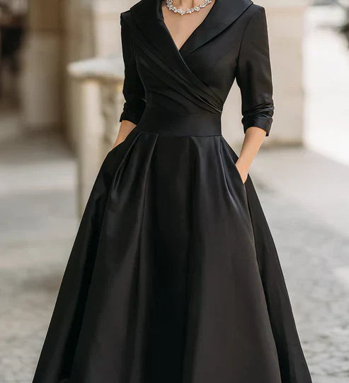 ALICIA | Elegantne midi kleit