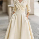 ALICIA | Elegantne midi kleit