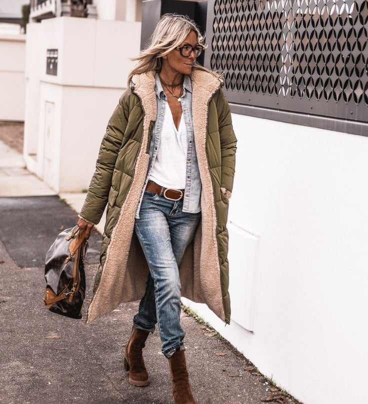 Tânia - Doppelseitiger Mantel