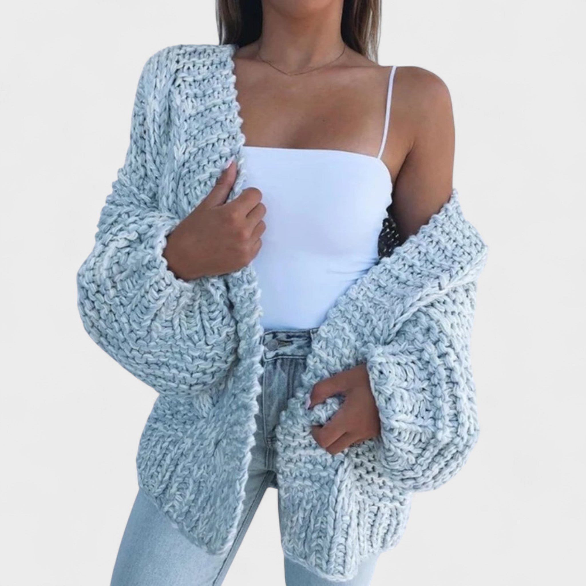 Desanka – Lai Pullover koos Kardiganiga