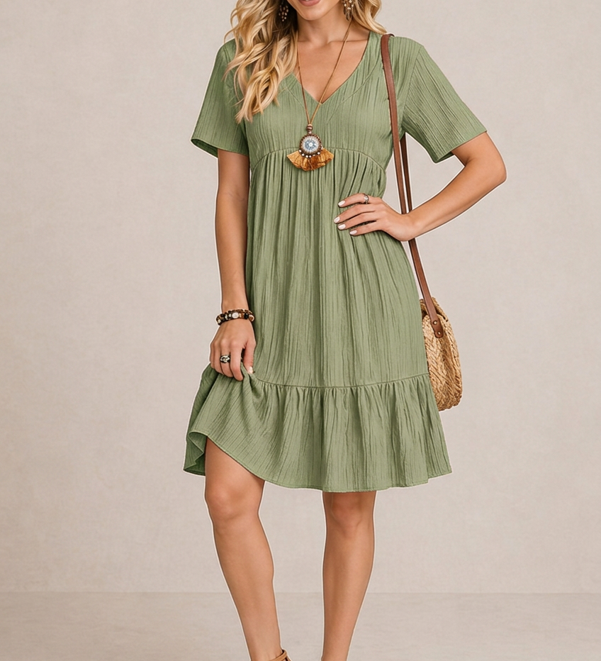 ROVENA | Mini Boho Kleit