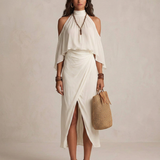 VALENTINA | Midi Kleid Halter Ebaregulaarne