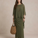 LIA | Maxi Kleit Kihtides Oliiviroheline
