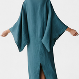 Filipa - Villane ja puuvillane kimono kleit koos vööga