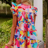 Romy | Boho-suvi kleit laperduvartega