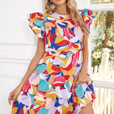 Romy | Boho-suvi kleit laperduvartega
