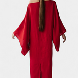 Filipa - Villane ja puuvillane kimono kleit koos vööga