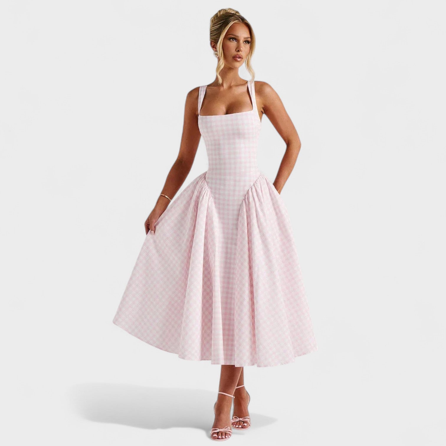 Sherrie – Stiilne retro midi kleit