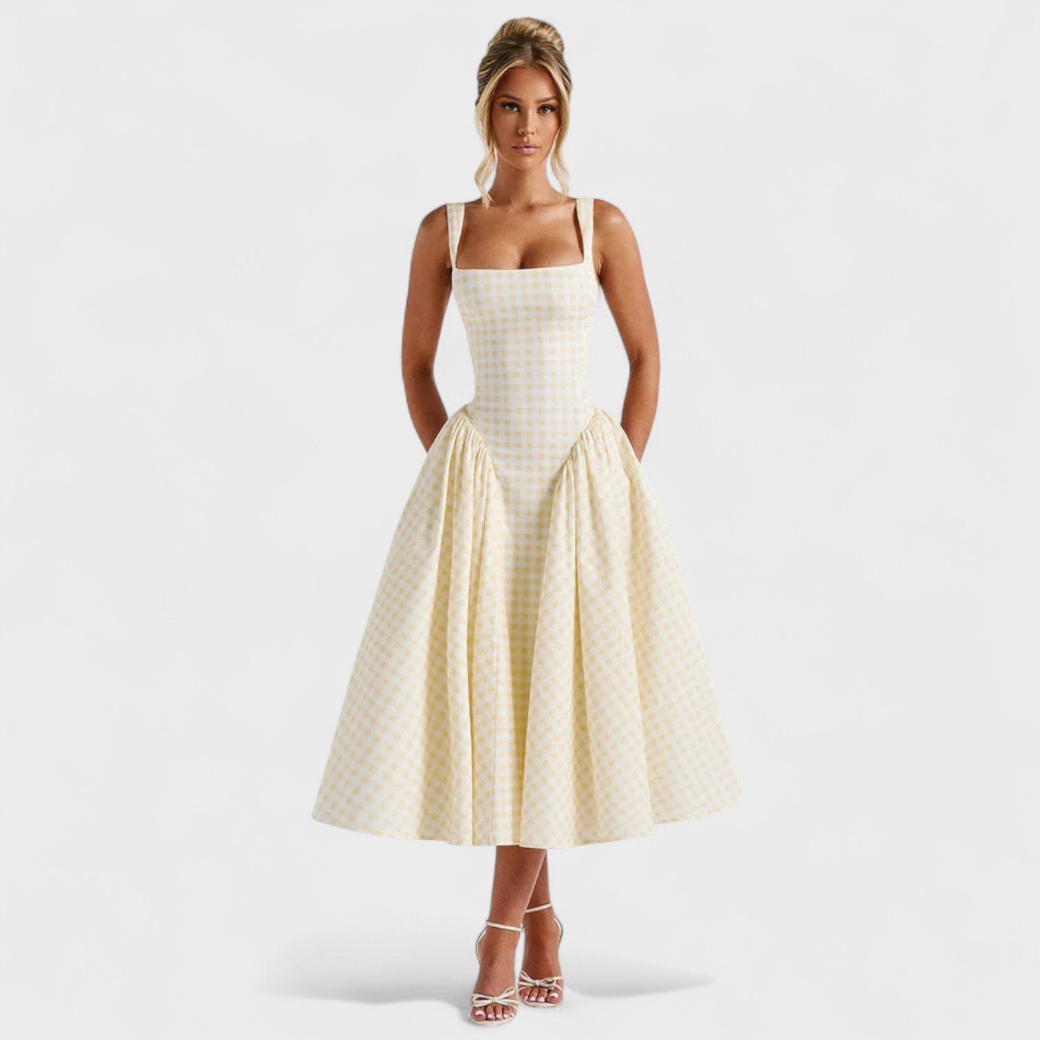 Sherrie – Stiilne retro midi kleit
