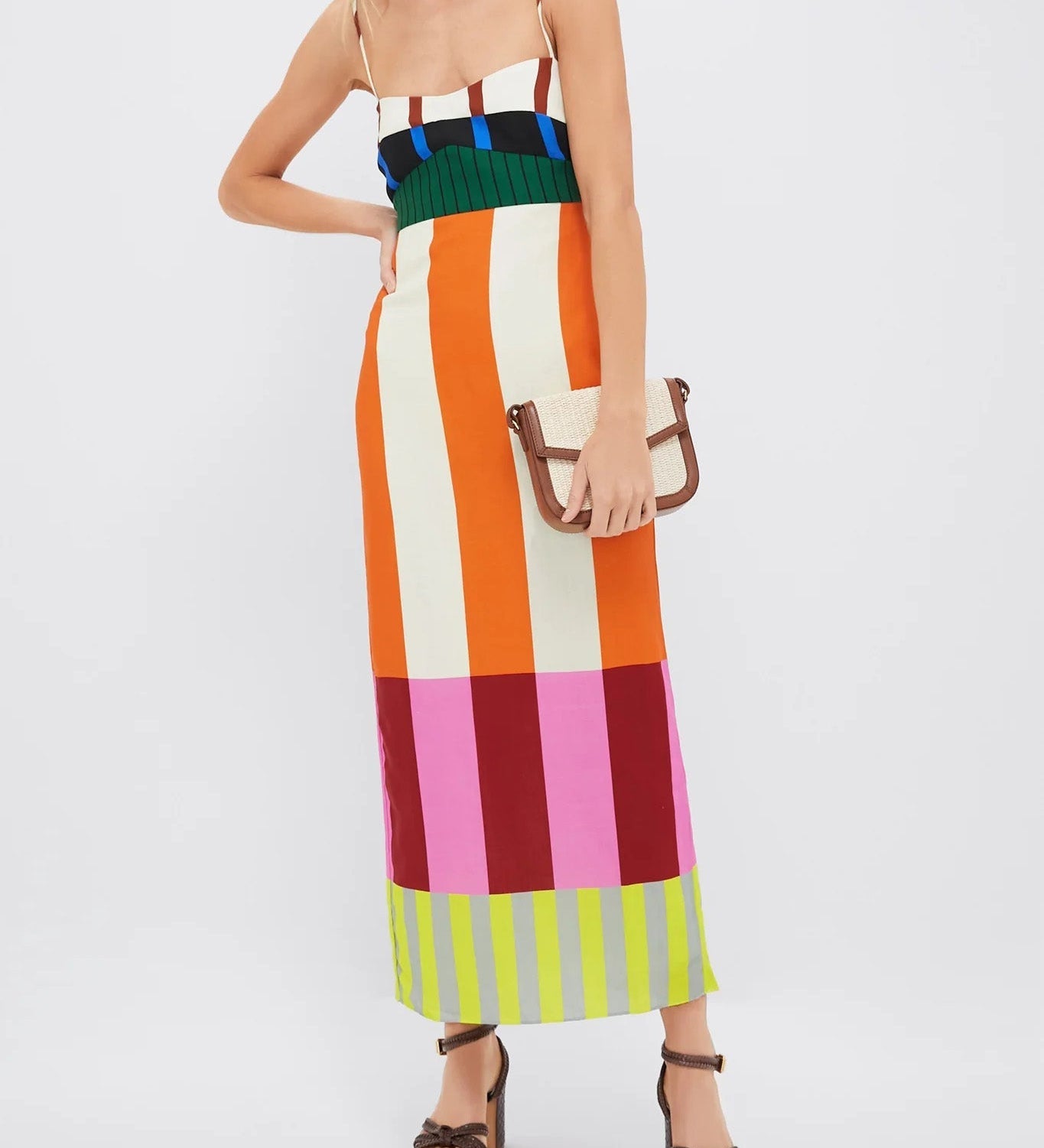 Paloma | Maxi Ribal Abito Värviline